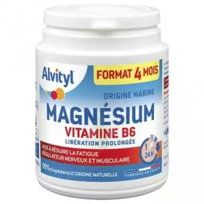 Alvityl Magnésium Vitamine B6 Libération Prolongée Comprimés Lp Pot/120 à Saint Orens de Gameville